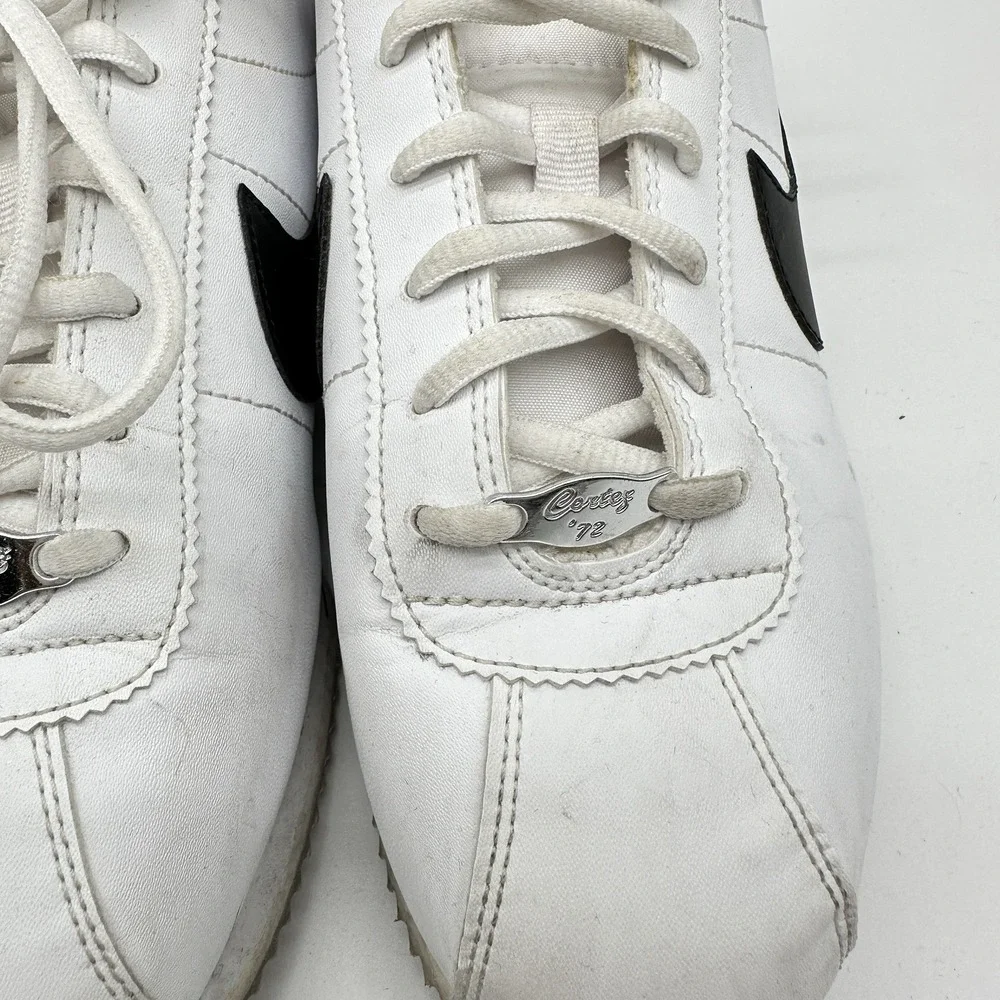 Nike Cortez Sneakers‎ Youth Size 6.5 White Black Streetwear Wedding Nostalgia